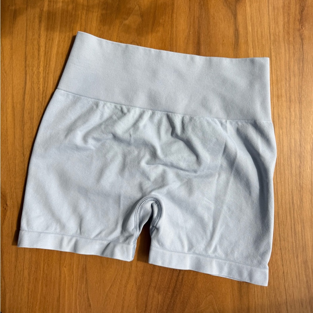 Light Blue High-Waisted Shorts. H&M Move. Size S. New